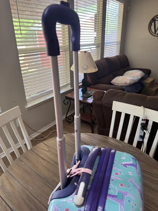 Pottery Barn Kids Girls Mackenzie Unicorn Hard Sided Spinner Travel Suit Case. - Picture 16 of 16